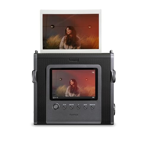 instax Wide EVO 2 en 1 Cámara instantánea e Impresora, Pantalla Trasera, 10 Efectos de Lente y 10 Efectos de película, Lente Gran Angular, Utiliza película instax Wide Que no Esta incluida
