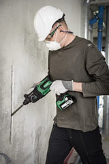 HIKOKI DH18DPCWUZ - Taladro y cincelador con batería, color verde y negro, 2X5.0 Ah, charger