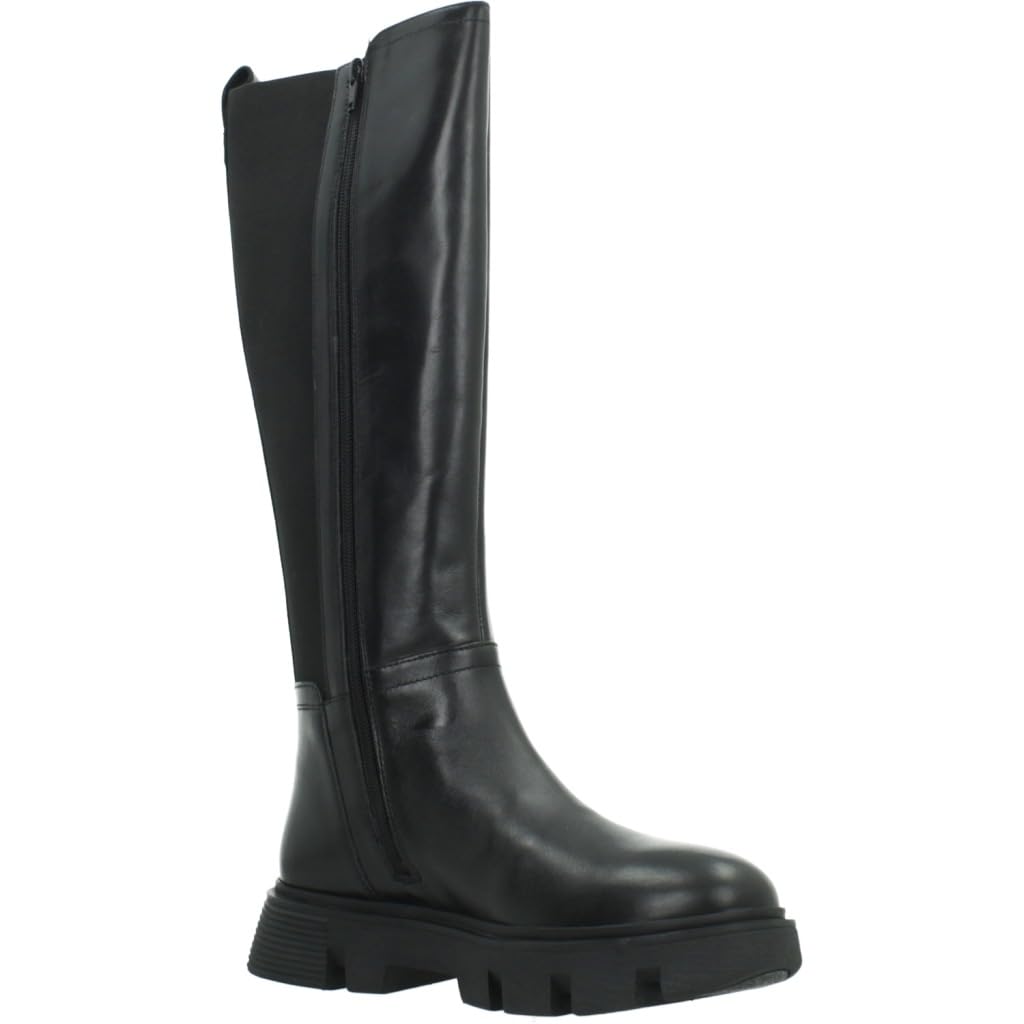 Geox D Vilde D, Botas de Moda Mujer, Black, 38 EU