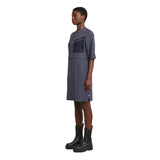 G-STAR Half Placket Shirt Dress LS Wmn Vestido, Azul (India Ink D26962-d522-h392), Mujeres