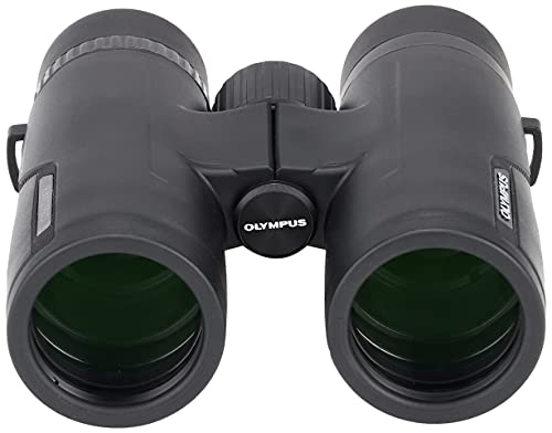 Olympus Prismáticos 8x42 PRO Visión natural, clara, luminosa, robustos, resistentes agua/niebla/repelente de aceite, sencillo - para viajar, hacer senderismo, deportes, observación a corta distancia