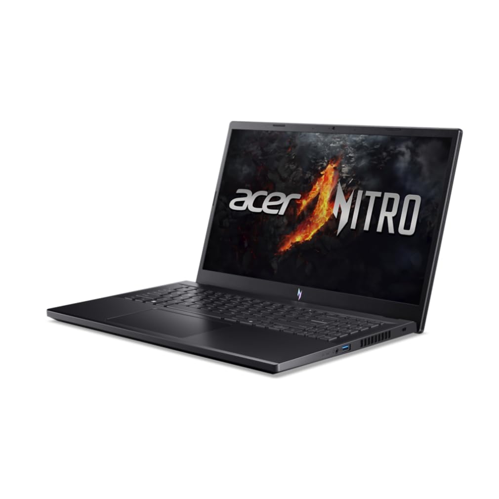 Acer Nitro V 15 ANV15-41-R0ZK, Ordenador Portátil Gaming 15.6" Full HD 165Hz (AMD Ryzen 7 7735HS, 16GB RAM, 512 GB SSD, NVIDIA GeForce RTX 4050, Sin Sistema Operativo) Negro, Teclado QWERTY Español