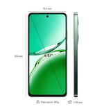 OPPO Reno12FS 5G - Smartphone Libre con IA, 24GB (12GB+12GB) 512GB, Pantalla 2.5D AMOLED 6.7", Cámara 50+8+32 MP, Android, IP64, Batería 5000mAh, Carga Rápida 45W, Cargador Incluido - Black Green