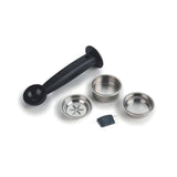 Ariete Espresso Slim Metal 1381, cafetera con manómetro, compatible con café en polvo y monodosis ESE, 15 bares máximos, filtro 1 o 2 tazas, lanza para capuchino, 1300 W, color plateado