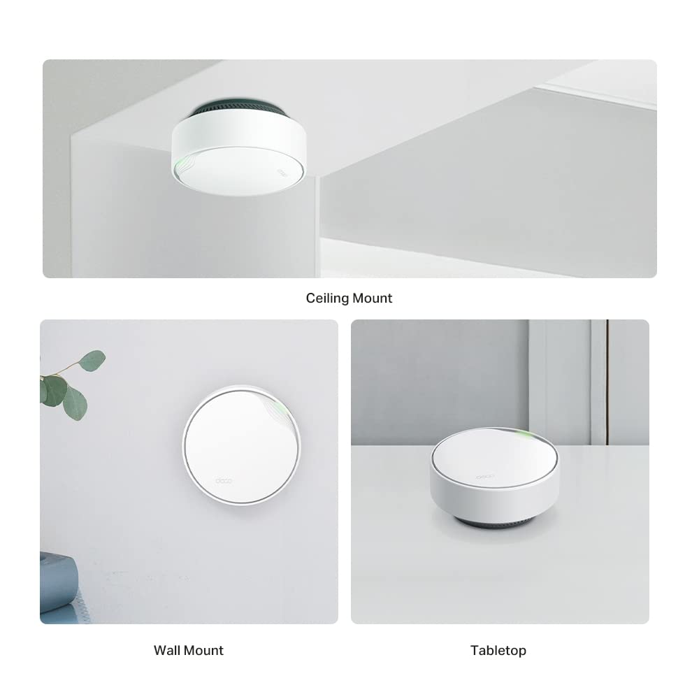 TP-Link Deco X50-PoE(3-Pack)- AX3000 Dual Band Wi-Fi 6 Mesh, Soporta alimentación PoE y DC, Puerto 2.5Gbps, Alcance hasta 600m², WPA3, Ideal para Casas Grandes