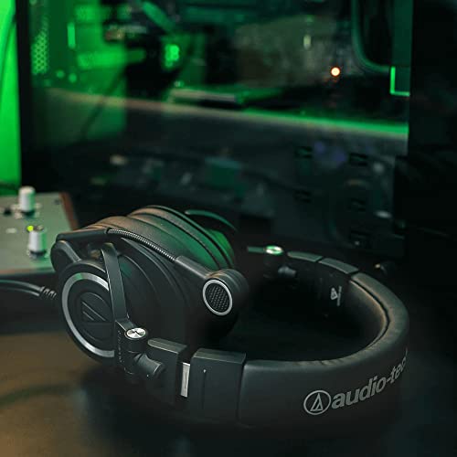Audio-Technica ATH-M50XSTS StreamSet - Auriculares Profesionales de transmisión XLR/analógicos (Negro)