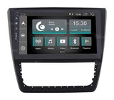 Radio de Coche para Skoda Yeti 2014 con climatizador Manual Android GPS Bluetooth WiFi USB Dab+ Touchscreen 10" 4core Carplay AndroidAuto