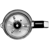 WMF Lono - Espumador de leche de cristal eléctrico, 150-250 ml, 650 W, batidora de frape, pantalla táctil, para espuma de leche caliente y fría, leche caliente, calentador de leche, cacao, chocolate