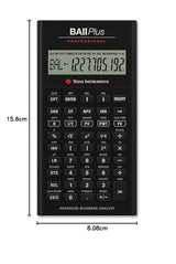 Texas Instruments BA II Plus Professional Calculadora, negro