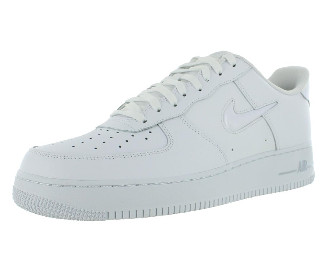 NIKE Air Force 1, Sneaker Hombre, White Dk Smoke Grey, 38.5 EU