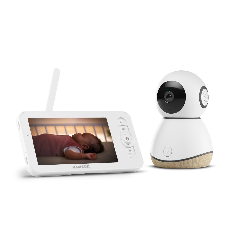 Maxi-Cosi Monitor de bebé See Pro, cámara Inteligente de Monitor de bebé con aplicación, Monitor de Video para bebé, traductor de llanto, detección automática de Movimiento, Video Ultra HD (2K),