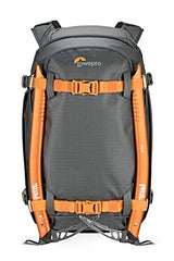 Lowepro Whistler 350 AW II, Mochila Fotográfica, Todo el Año, Tejido Reciclado, Todo los Clima, Uso Profesional, Capacidad para Portátil 13'', Almohadillas Insertables, Cámara Pro Mirrorless/DSLR