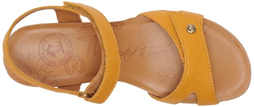 Panama Jack Julia, Sandalia de cuña Mujer, Ocre B67, 39 EU