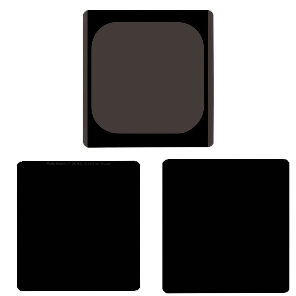 Rollei Portafiltros Master-Set MK 3. Soporte Rectangular para Filtro con Filtro CPL magnético, Anillos adaptadores de 52 a 82 mm, Soft GND8, ND8, ND64, ND1000