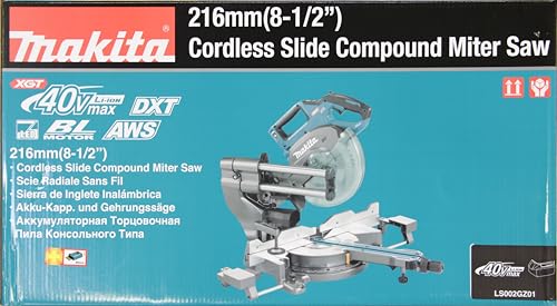 Makita LS002GZ01 Ingletadora telescópica BL 40Vmax XGT 216mm AWS (sin batería y cargador)