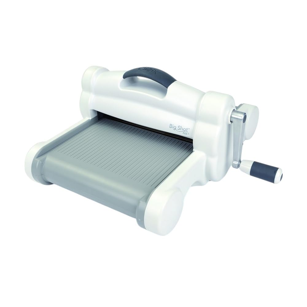 Sizzix Big Shot Plus Machine Only 660020 Máquina de troquelado manual y repujado para artes y manualidades, álbumes de recortes y tarjetas, apertura de 21 cm
