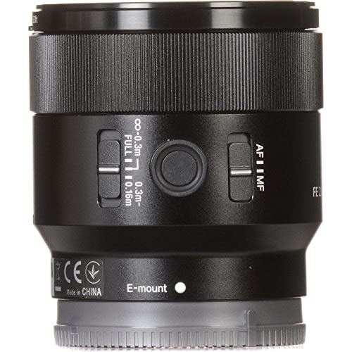Sony SEL50M28.SYX - Lente Prime Macro Montura E de 55mm F2,8 Negro