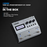 Procesador vocal BOSS VE-500 | Unidad de multiefectos vocal avanzada para guitarristas cantantes | Potentes herramientas para tu pedalera | Armonía automática y corrección de tono | Vocoder | Looper