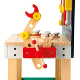 Janod - Mesa Grande Robot Brico'Kids - Juego de Bricolaje Infantil - 51 Accesorios + 3 Herramientas + 1 Robot - Juego de Imitación - Desarrolla la Motricidad Fina - A Partir de 36 Meses, J06457