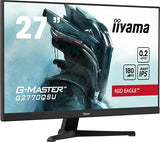 Écran PC - IIYAMA - G2770QSU-B6 - 27 QHD - Fast IPS - 180Hz - 0,2ms - HDMI/DP/USB HUB - Haut-parleurs - Noir