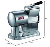 Ariete Gratí Superior - Rallador eléctrico profesional, 350 W, motor de inducción, tolva XL extraíble, color plata