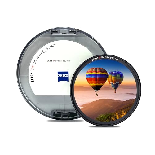 Carl Zeiss 1856-325 T - Filtro UV Circular (82 mm), Color Negro