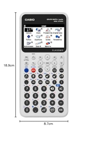 Calculatrice scientifique Casio Graph Math Plus Blanc
