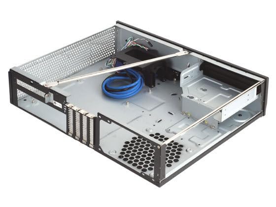 Silverstone SST-ML03B - Caja de ordenador de sobremesa (HTPC, micro-ATX, 1 x USB 3.0, interruptor de encendido/apagado integrado), negro