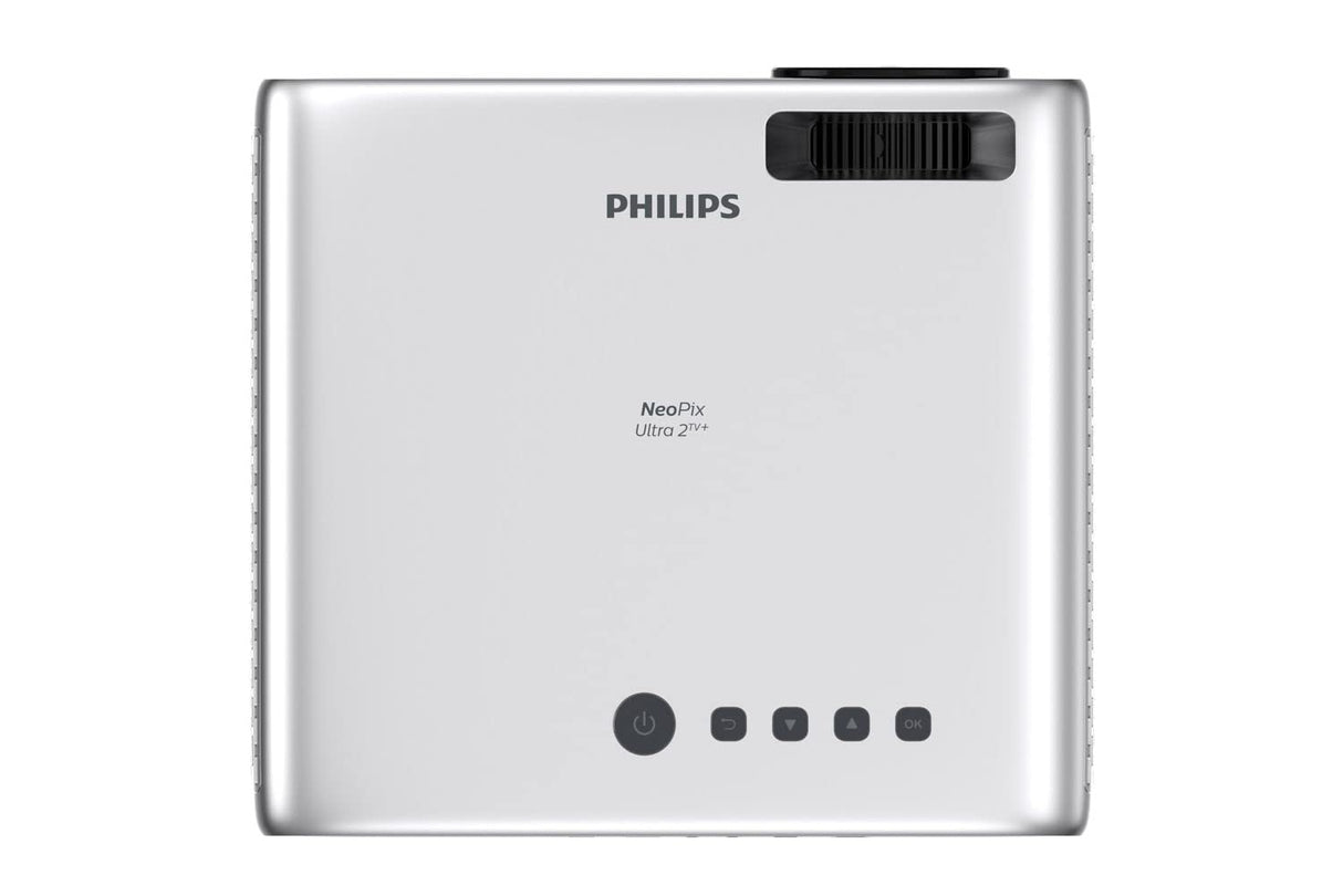 Philips NeoPix Ultra 2TV+ Proyector LED Gris WiFi HDMI 1920 x 1080 Pulgadas 15W 3E+4 Horas 0.8-5 Metros Portátil