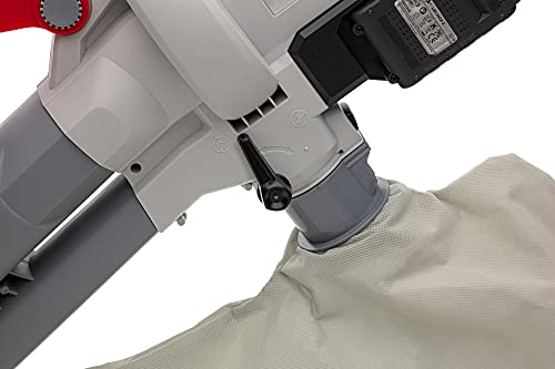 IKRA 3en1 Aspirador soplador triturador a batería ICBV 2/20, Incl. 2X batería y Doble Cargador rápido Gris