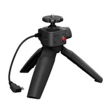Panasonic Lumix DMW-SHGR1 - Empuñadura para cámara LUMIX G (trípode para vlogging, 2 en 1 empuñadura y trípode, botón grabación de vídeo/Foto, Ligera y compacta, sin batería, Cable USB) Negro