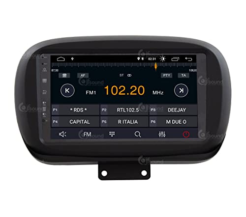 Radio de Coche para Fiat 500X Android GPS Bluetooth WiFi USB Dab+ Touchscreen 9" 4core Carplay AndroidAuto