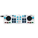 Hercules DJControl Mix Blue Edition – Controladora de DJ Inalámbrica Bluetooth para Smartphones - Exclusiva de Amazon