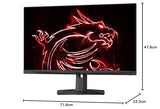 MSI MAG321QR QD - Monitor Gaming Plano 31.5", IPS, WQHD (2560x1440, 16:9, G-SYNC Compatible, Quantum Dot, Console mode FHD a 120Hz)
