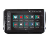 Radio de Coche para Peugeot 2008 208 Android GPS Bluetooth WiFi USB Dab+ Touchscreen 10" 4core Carplay AndroidAuto