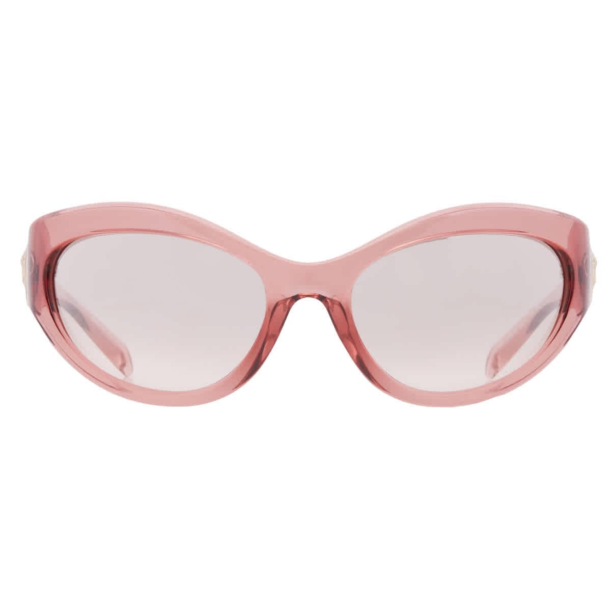Gafas de sol 4485 de Versace, 53228z - Rosa - Marrón Claro Espejo Plateado Grad