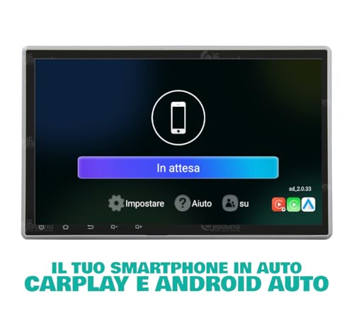Radio de Coche para Ford Transit Android GPS Bluetooth WiFi USB Dab+ Touchscreen 10" 8core Carplay AndroidAuto