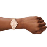 Armani Exchange Reloj Analógico para Mujeres de Cuarzo con Correa en Acero Inoxidable AX5177