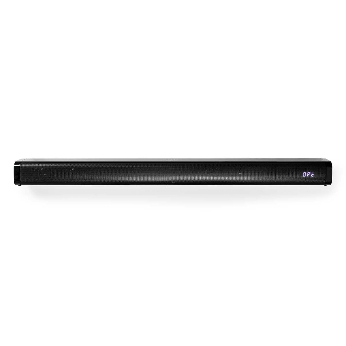 NEDIS Barra de Sonido | 2.0 | Programa DSP | 40 W | Schwarz - 1 x 3,5 mm / 1 x coaxial de Audio / 1 x Optisch / 1 x USB | 1 x HDMI (mit AR)