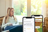 Airthings 2950 Wave Radon: detector inteligente de gas radón con monitor de humedad y temperatura, preciso, intuitivo e inalámbrico