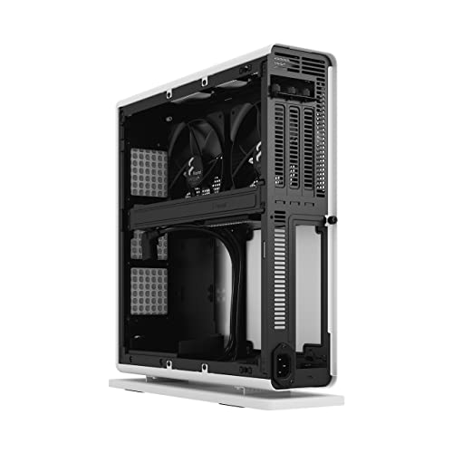 Fractal Design Ridge White - PCIe 4.0 Riser Card Included - 2X 140mm PWM Aspect Fans Included - Type C USB - m-ITX PC Gaming Case