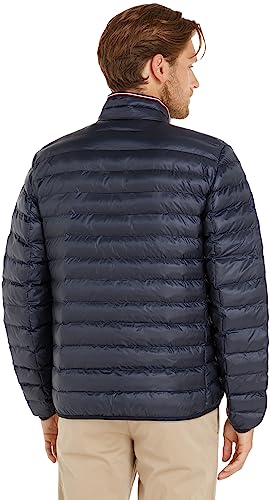 Tommy Hilfiger Packable Recycled Jacket Mw0mw18763 Chaquetas de Tejido, Azul (Desert Sky), L Hombre