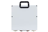 as Schwabe 61524 - Distribuidor de pared (CEE 400 V/32 A/22 kW, salida 5 Schuko, 2 CEE (400 V/16 A/5 pines), 1 CEE (400 V/32 A/5 pines), 2 x USB – Caja de distribución – IP44, 61524