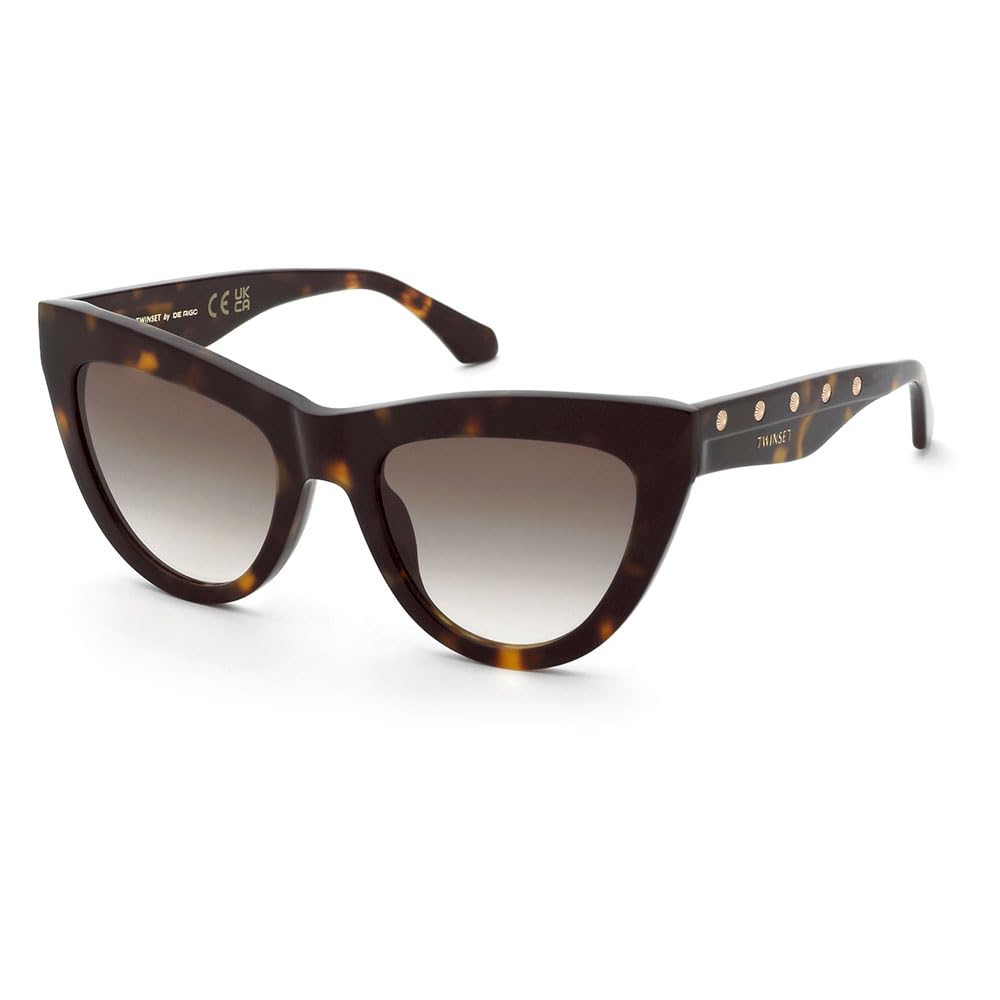 Twinset, SUNGLASSES, STW106-54-04BL, DARK HAVANA, Female