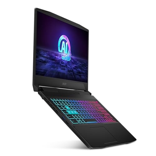 MSI Katana A15 AI B8VF-610XES - Ordenador portátil 15.6" (Ryzen 7 8845HS, RAM 16Gb, 1TB SSD, Free Dos), Negro, Teclado QWERTY español