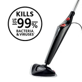 Vileda Steam PLUS + Recambio Power Pad, Mopa a vapor para una limpieza más higiénica, elimina el 99,9% de bacterias, óptima para alfombras y moquetas, apto par todo tipo de suelos