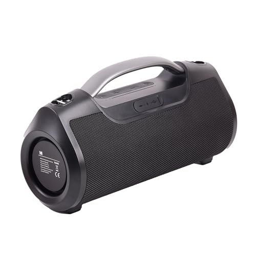 KODAK PWS-2258 - Altavoz inalámbrico portátil de 60 W, Resistente al Agua, IPX6, TWS, batería de 3600 mAh, Ecualizador Personalizable, Banco de energía, Color Negro