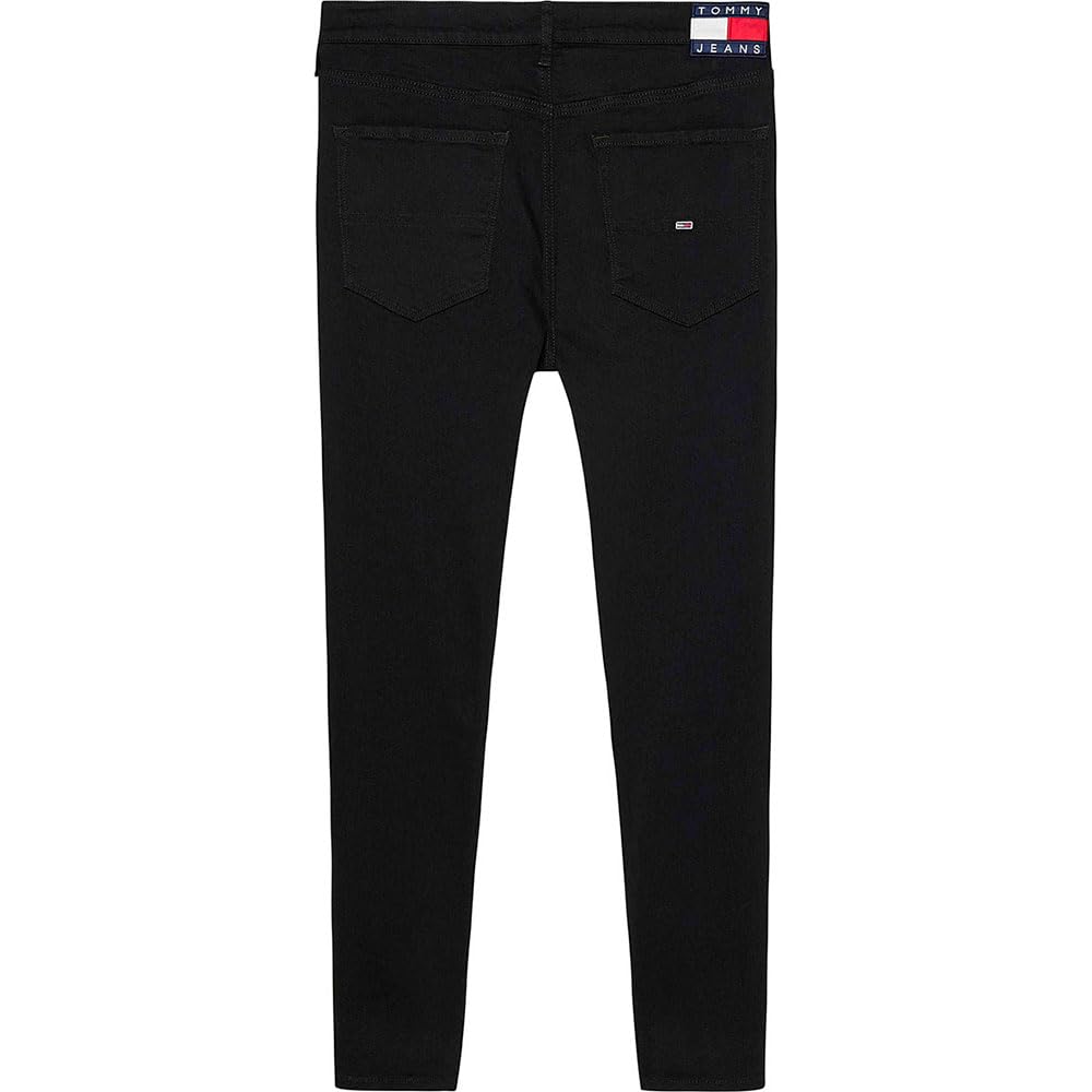 Tommy Jeans Sylvia HGH Skn DH4288 DW0DW19936, Ceñido Mujer, Denim (Denim Black), 25W / 34L