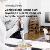 Braun Hogar Batidora de mano, 4 accesorios (minipicadora 350 ml, batIdora de vaso 1.25 L, varillas, vaso medidor 600 ml), velocidad automática, tecnología Active Blade, Negro, 7045, 4 Accesorios