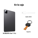 Xiaomi Pad 7 Pro Matte Glass Version - Tablet de 11,2" 3,2K (Snapdragon 8s Gen 3, 12GB RAM, 512GB ROM, 4 Altavoces, WiFi 7, batería de 8850 mAh, Cargador no Incluido), Gris (Versión ES)